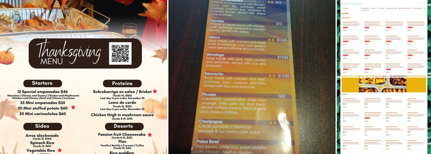 ArePA George Menu