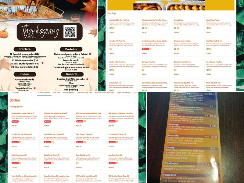 ArePA George Menu