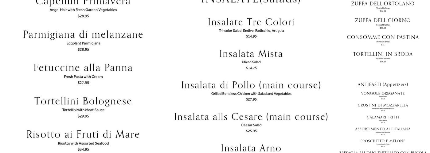 Arno Menu