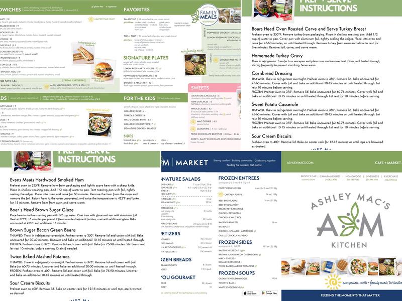 Ashley Mac's Kitchen Menu