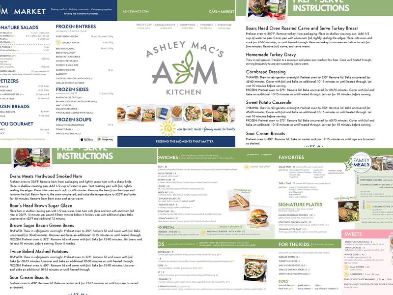 Ashley Mac's Kitchen Menu