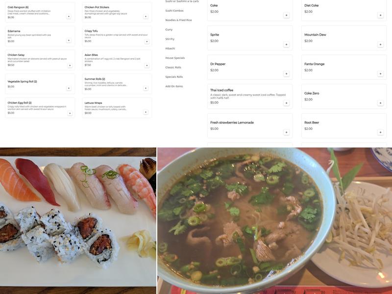 Asian Spice Bistro Menu