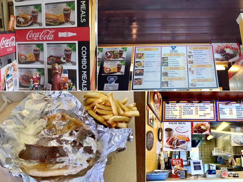 Athenian's Gyros & Chicken Menu