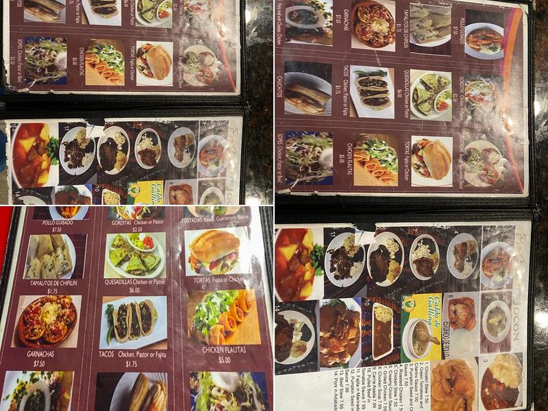 Atitlan Menu