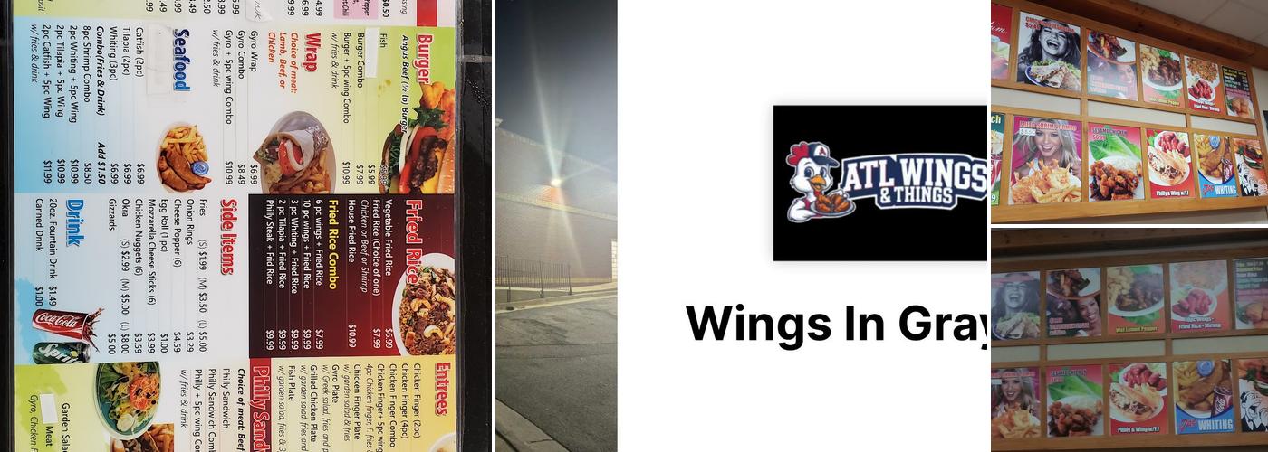 ATL Wings & Things Menu
