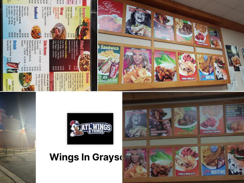 ATL Wings & Things Menu