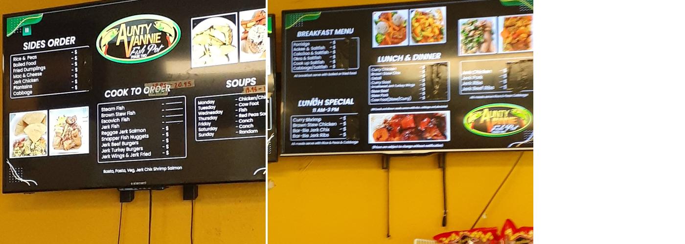 Aunty Vannie Fish Pot Menu