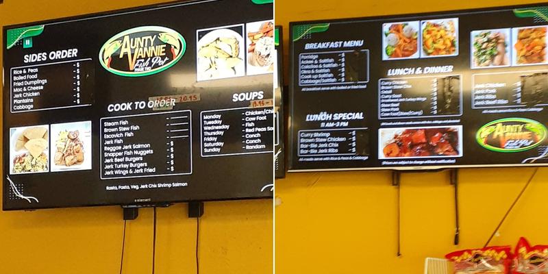 Aunty Vannie Fish Pot Menu