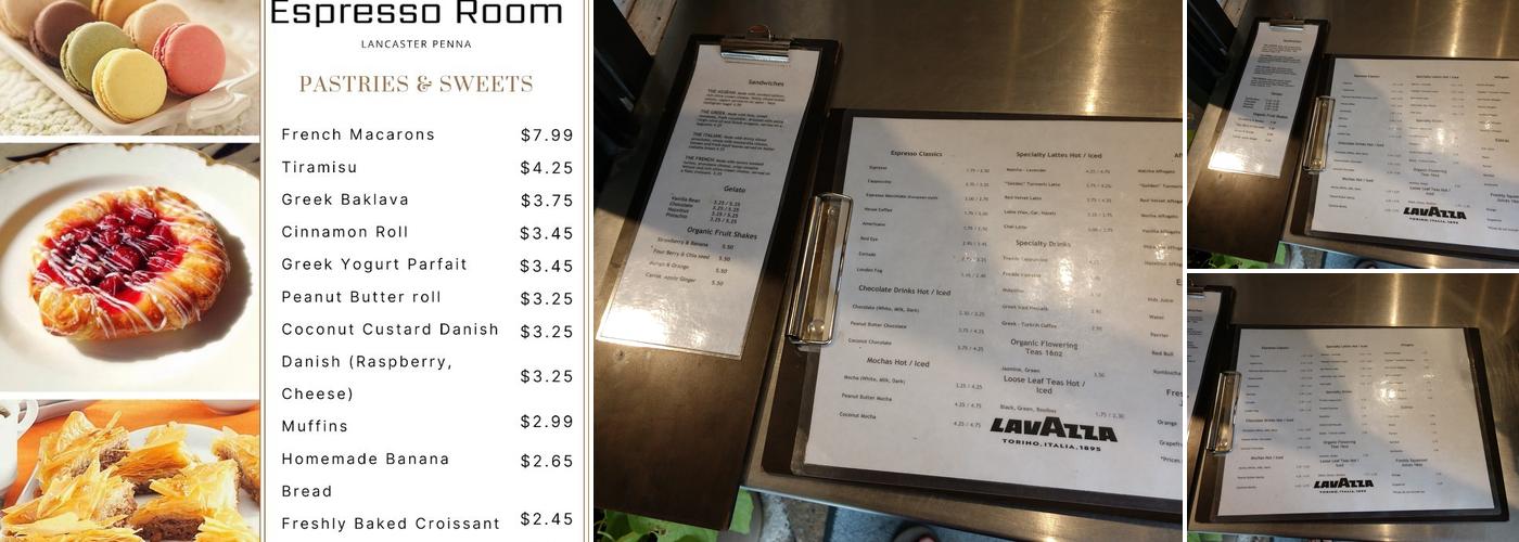 Aura Little Cafe - Espresso & Boba Tea Menu