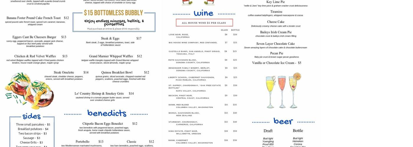 Aura Restaurant Menu