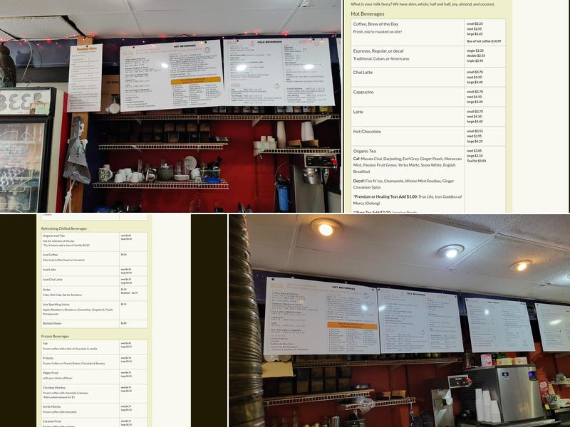 Austin's Coffee Menu