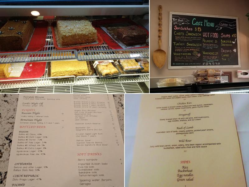 Babushka Market, Deli & Cafe Menu