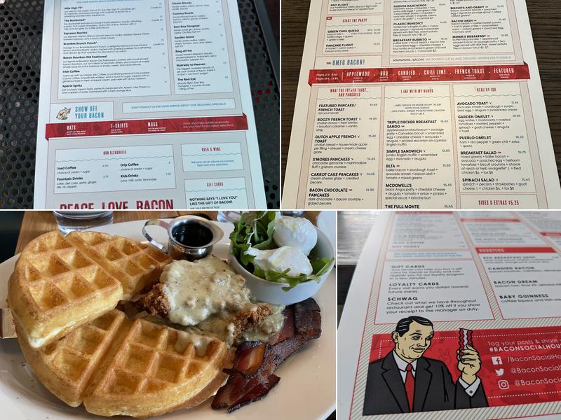 Bacon Social House - Sunny Side Menu