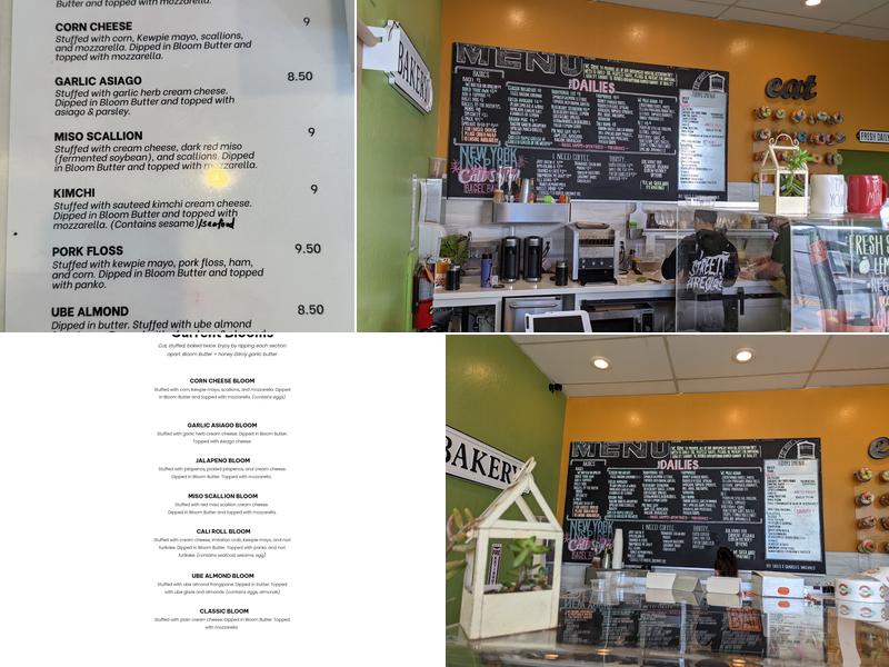 Bloom Bagels (Coffee & Matcha) Menu