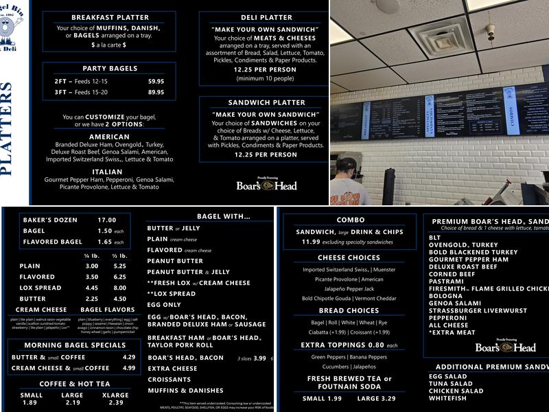 Bagel Bin & Deli Menu