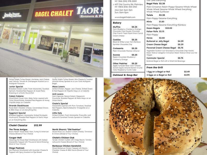 Bagel Chalet Menu