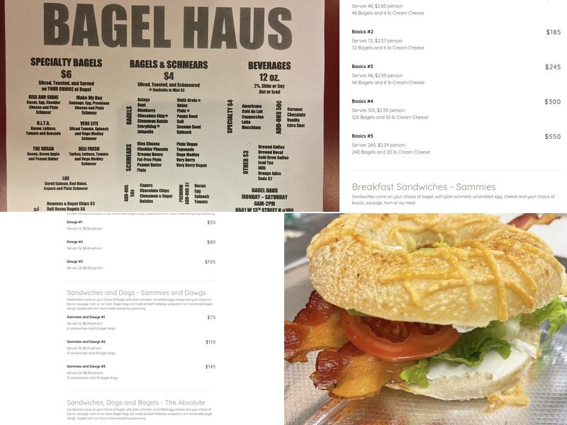 Bakers Haus Menu