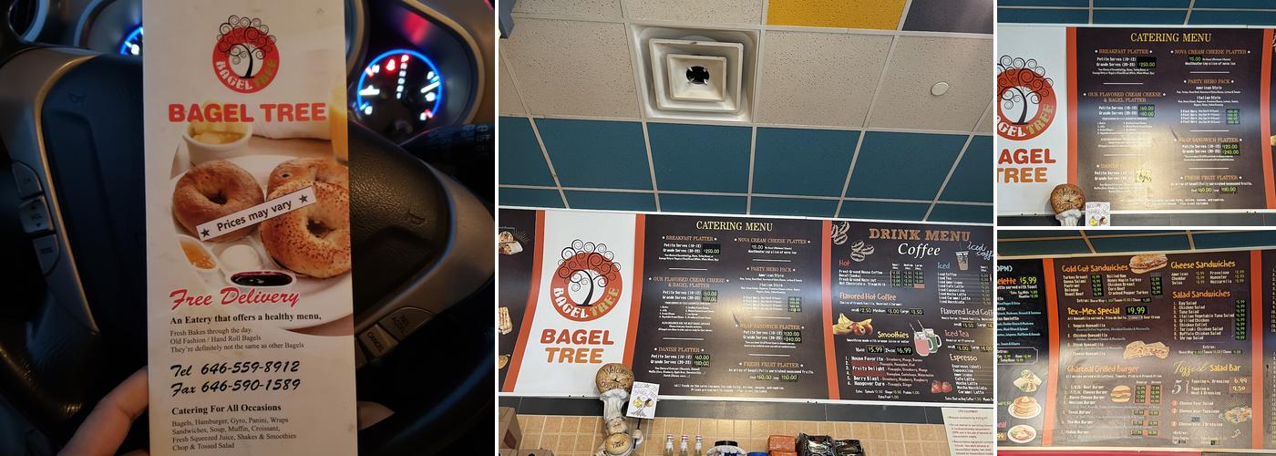 Bagel Tree Menu