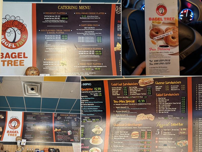 Bagel Tree Menu