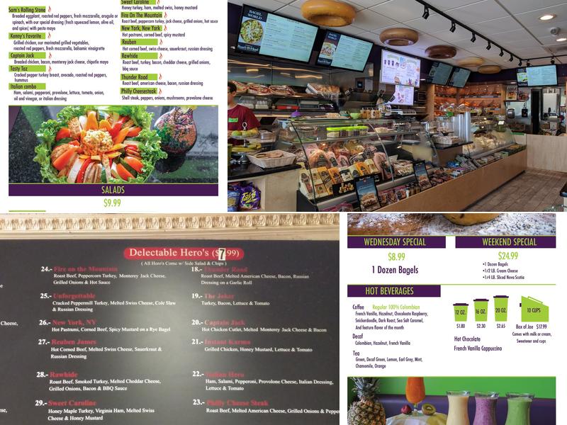 Bagel World Menu