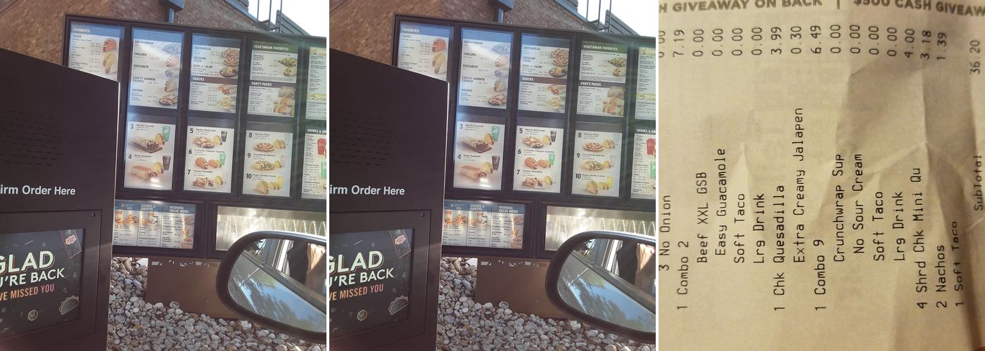 Taco Bell Menu