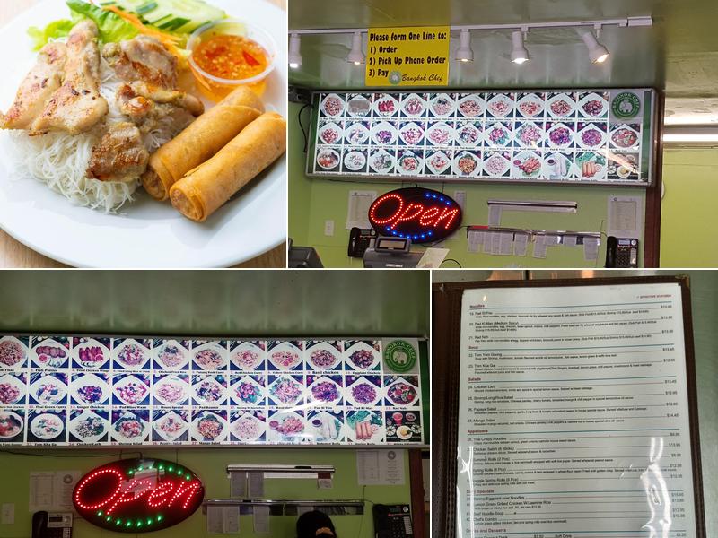 Bangkok Chef Menu