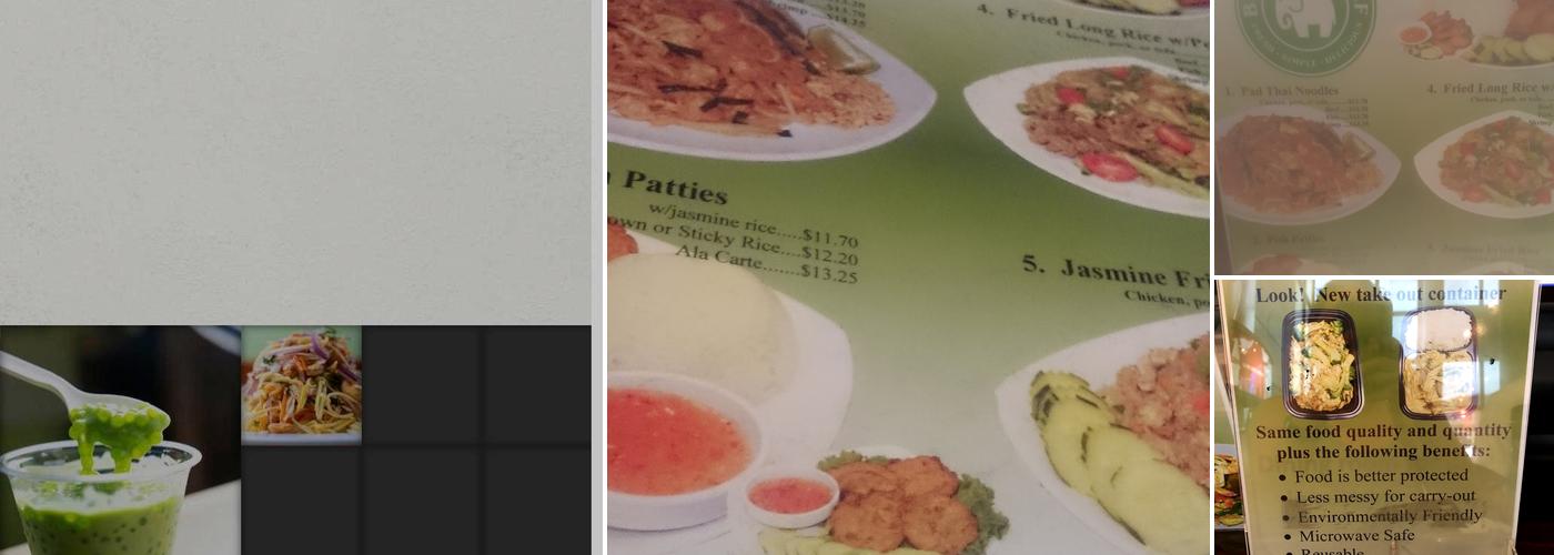 Bangkok Chef Nimitz Menu