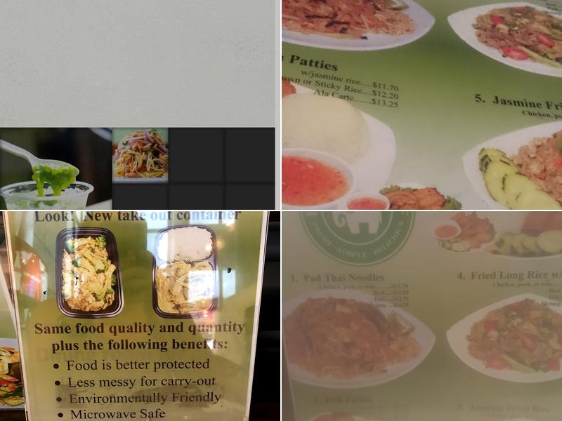 Bangkok Chef Nimitz Menu