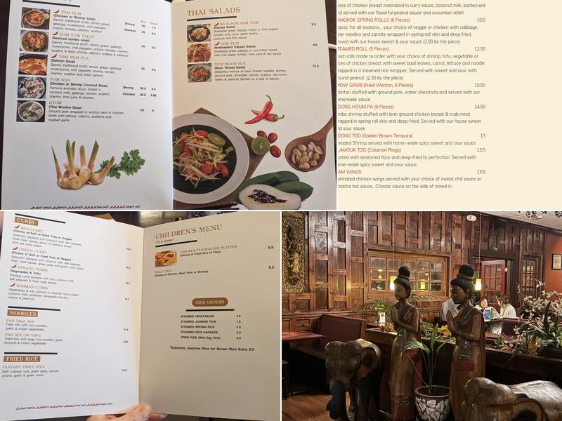 Bangkok Garden Menu