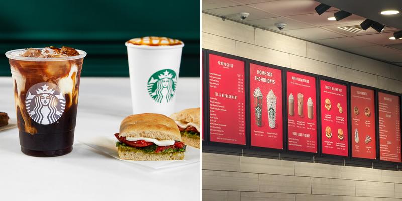 Starbucks Coffee Company Menu