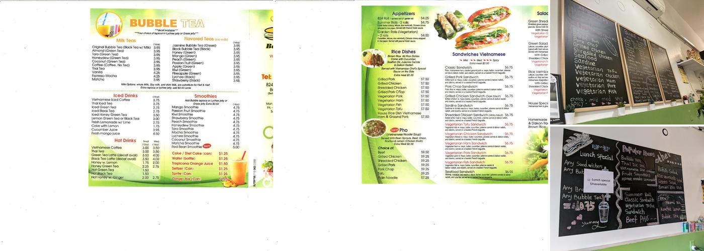 Banh Mi Place Menu