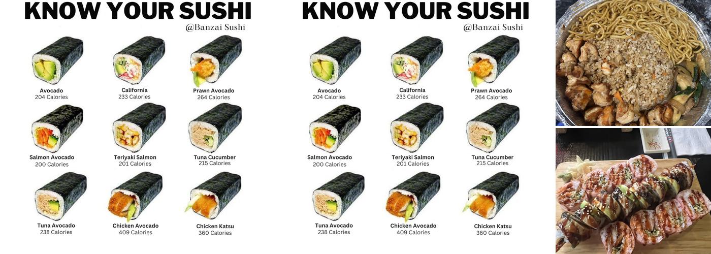 Banzai Sushi & Hibachi Restaurant-Newark Menu