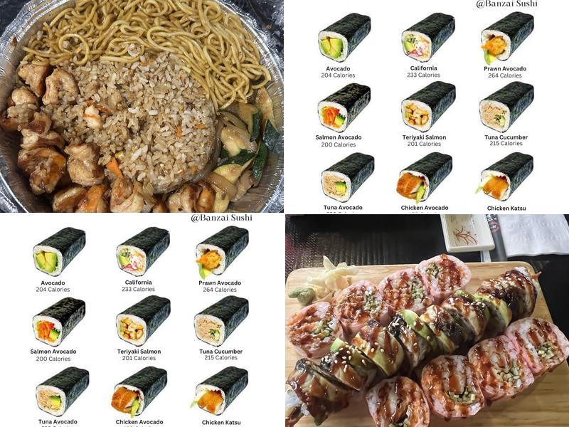 Banzai Sushi & Hibachi Restaurant-Newark Menu