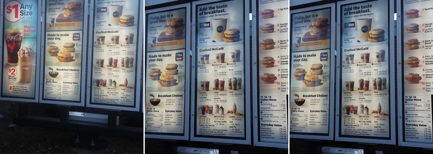 McDonald's Menu