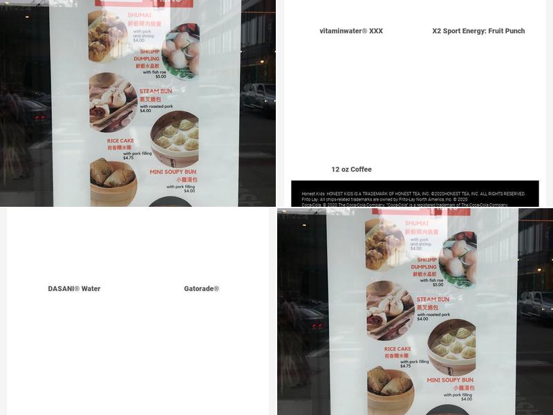 Basho Express Menu