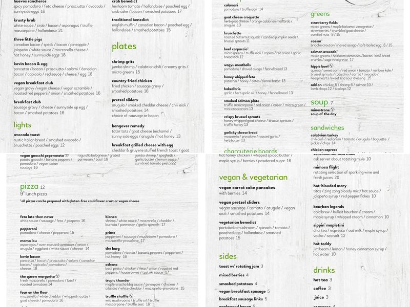 Basil Pizza & Wine Bar Menu