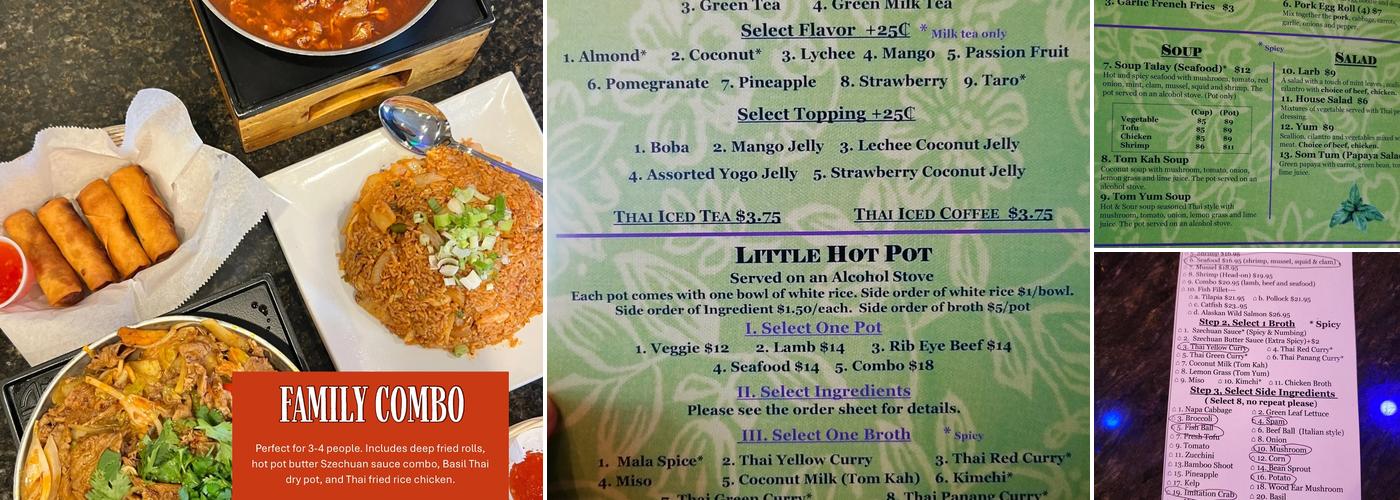 Basil Thai Menu