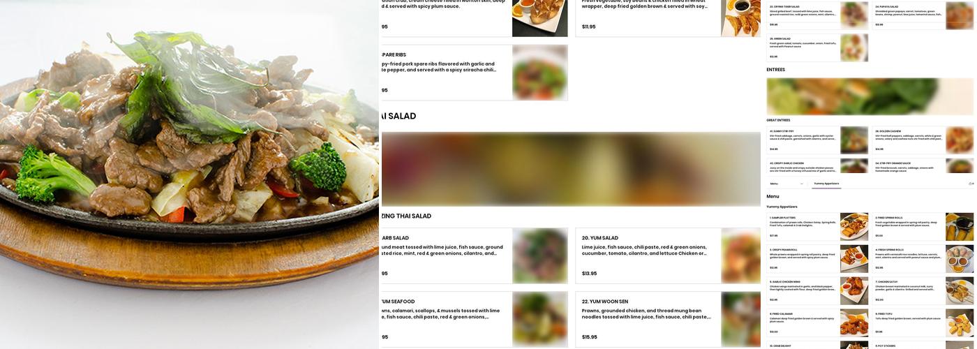 Basil Thai Restaurant Menu