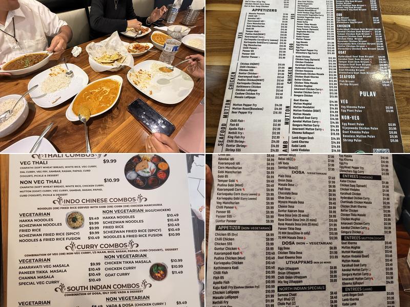 Bawarchi Indian Cuisine - Irving,TX Menu