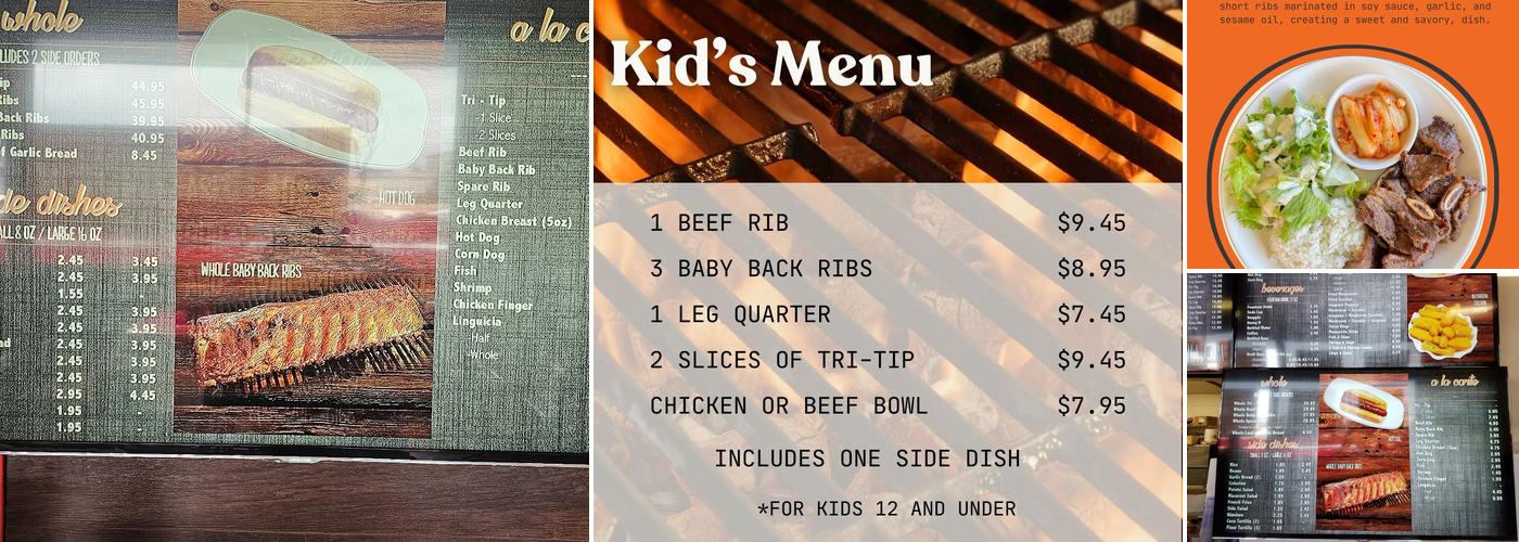 BBQ Land Menu