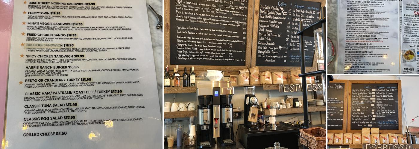 Beanstalk Cafe Menu