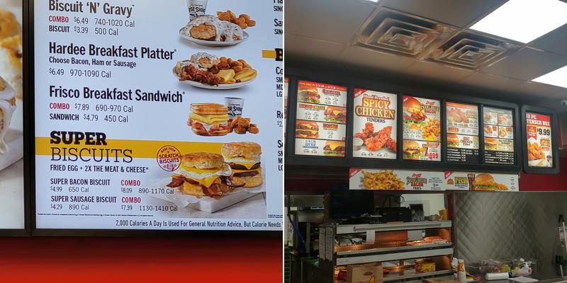 Hardee’s Menu