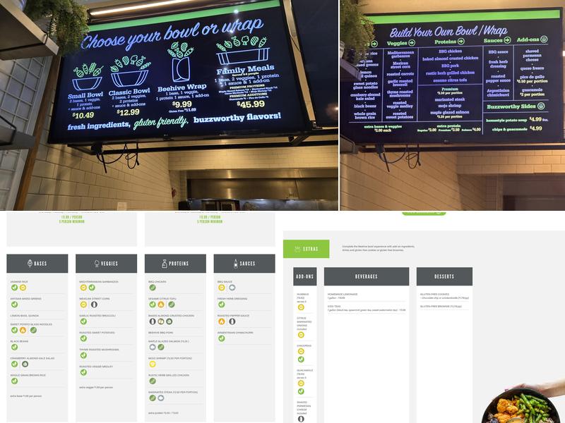 Beehive Kitchen Menu