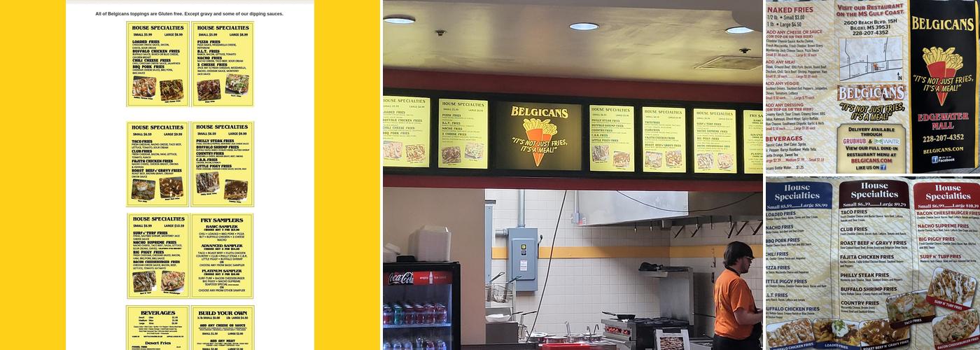 BELGICANS FRIES Menu