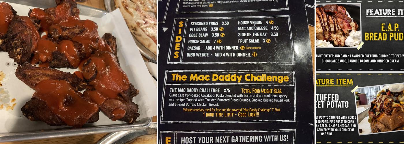 Benny Brewing Co. Menu