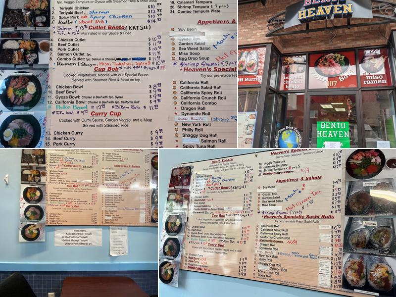 Bento Heaven Menu