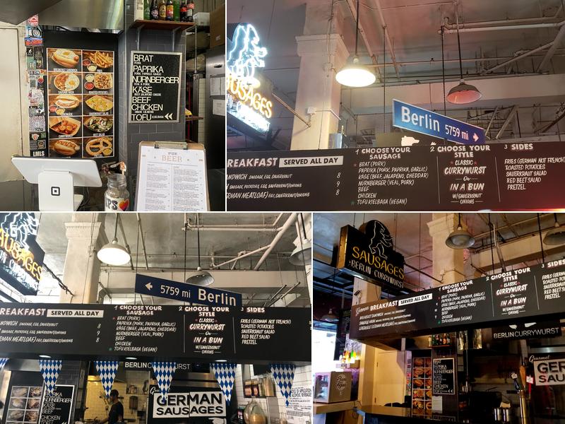 Berlin Currywurst Menu