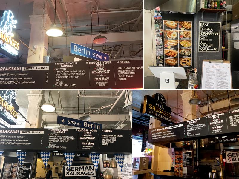 Berlin Currywurst Menu