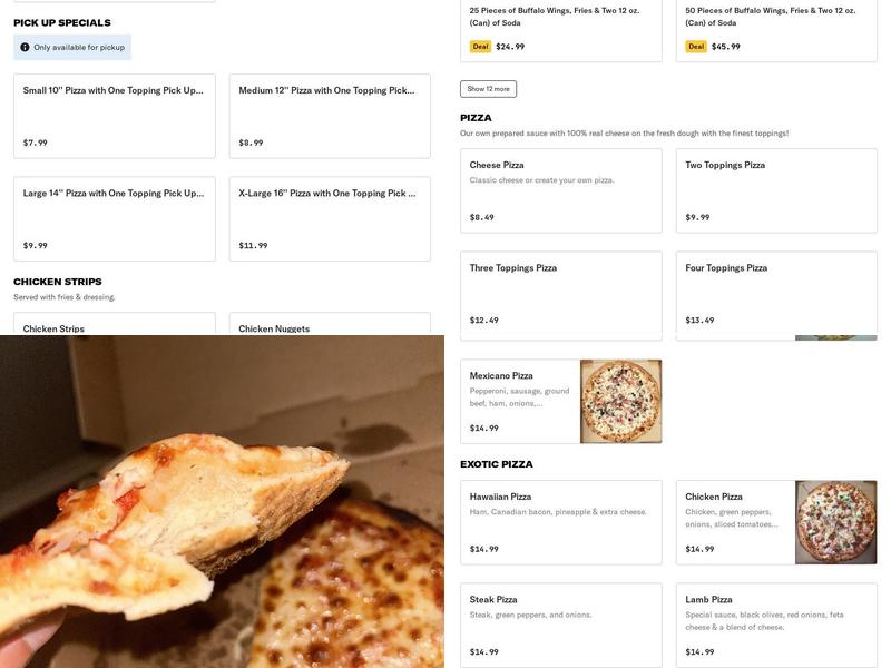 Best Pizza & Wings Menu