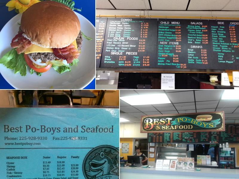 Best Poboy and Seafood Menu